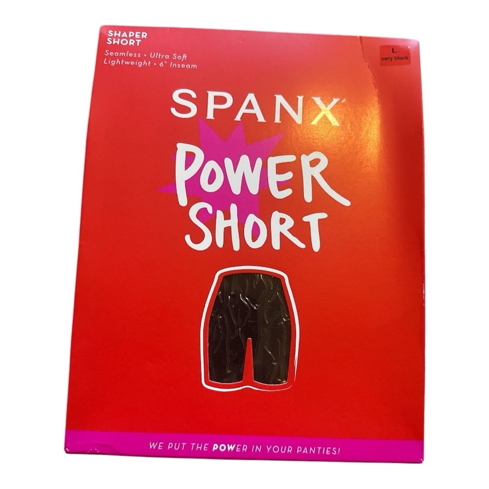 SPANX Power Shorts Body Shaper - Size L - Very Black - NWT - Picture 4 of 5